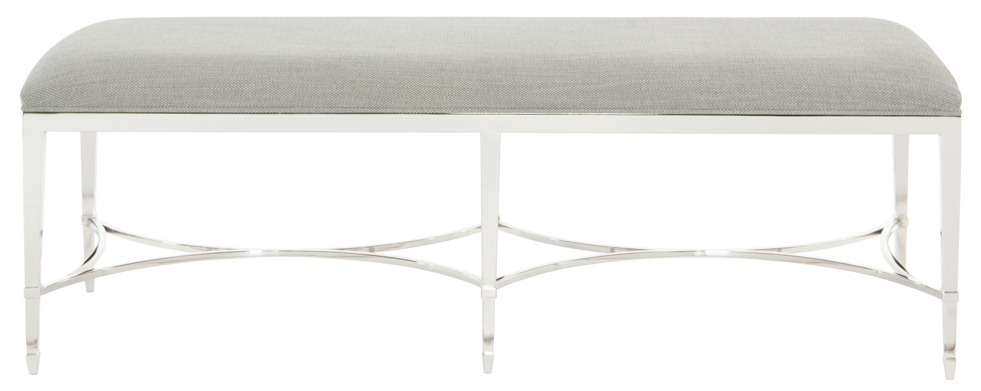 Bernhardt Criteria 363508 Metal Bench with Upholstered Seat Baer's